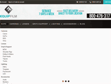 Tablet Screenshot of equipfilm.com
